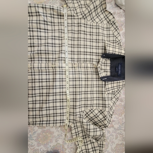ZARA Mens /Button Down Casual Long Sleeve Shirt / Size Mediu-Slim Fit - Picture 5 of 6